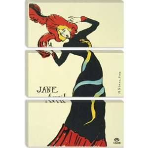  Jane Avril Vintage Poster by Henri Toulouse Lautrec Giclee 