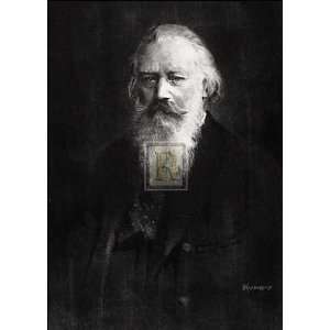  FR HENDRICH RUMPF   Brahms Engraving