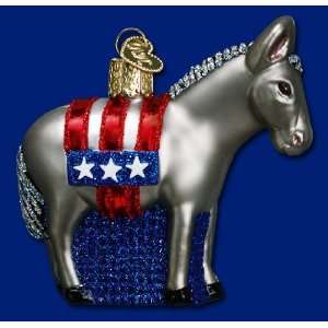 Democratic Donkey Christmas Ornament