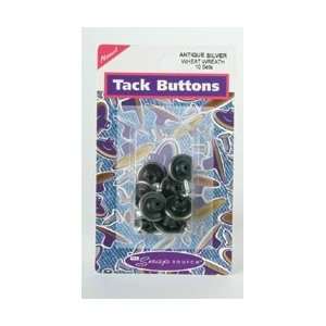  Snap Source Tack Buttons Size 27 16mm 10/Pkg Antique 