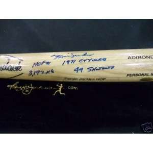 Fergie Jenkins Autographed Baseball Bat   FERGUSON W 4 INSCRIPTIONS 