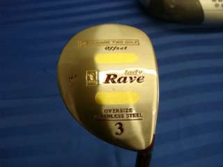 NEW SQUARE TWO LADY RAVE 3 WOOD 16 DEGREE OFFSET RH  