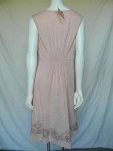 NWT Sundance Catalog Dusty Rose Cotton Dress Size Large  