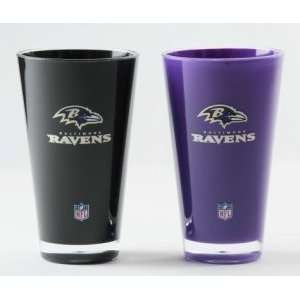  Baltimore Ravens Set of Two 20 ounce Tumblers Sports 