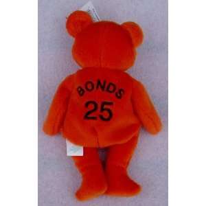  Barry Bonds bear doll issued by Salvino Bamm Beanos 