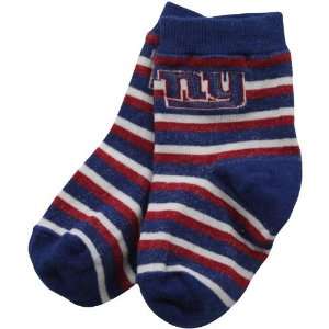  New York Giants Infant Royal NFL Stripe Socks Sports 