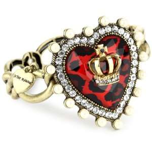  Betsey Johnson Royal Engagement Red Heart Stretch 