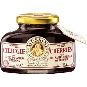 Mussini Italian Cherries and Balsamic Vinegar Compote ( 8.3 Oz 