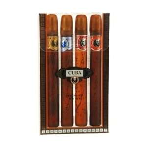  CUBA VARIETY by Cuba SET 4 PIECE VARIETY WITH CUBA GOLD 