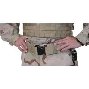   Military Web Belt, Fits up to 43 in., Desert Tan