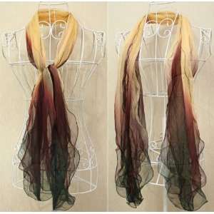  and Fashion Design Long Scarf 100% Silk Long Shawl Neck Scarves 