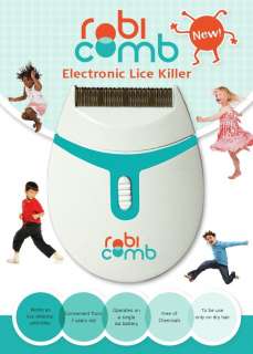 ROBI COMB PRO Detects & Kills LICE HAIR ELECTRONIC NEW  
