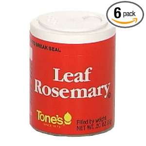Tones Leaf Rosemary, .20 Ounce Containers (Pack of 6)  