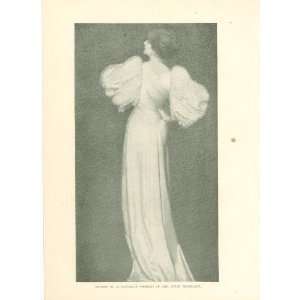  1899 Print Actress Sarah Bernhardt by Antonio De La 
