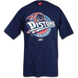  Detroit Pistons True Team  Old Logo  T Shirt Sports 