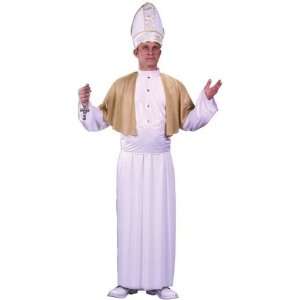  Pope Priest Pontiff Roman Bishop Mens Fancy Dress Costume 