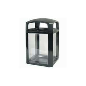  Landmark Security Container with Lock and Clear Panels 
