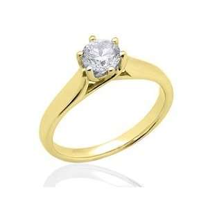  3/4 Ct. TW Diamond Solitaire Ring in 14K Yellow Gold 