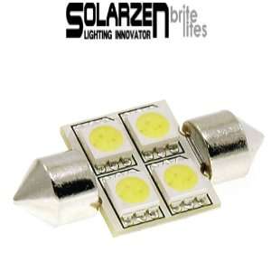  Solarzen 31mm SMD LED Bulb Festoon White Light Lamp 