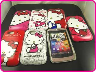 7x hello kitty hard case cover for HTC G13 Wildfire S  