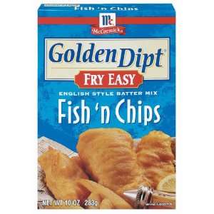 McCormick Golden Dipt Fish n Chips Seafood Batter Mix   12 Pack