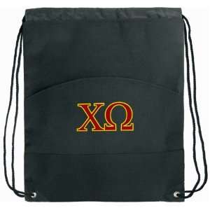  Chi Omega Drawstring Backpack Bags