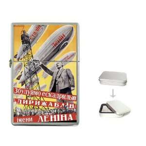  Lenin with Dirigibles FLIP TOP LIGHTER Health & Personal 