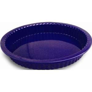  SiliconeZone 10 Inch Tart Pan, Blue