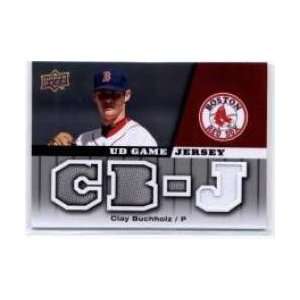2009 Upper Deck UD Game Jersey #JG CL Clay Buchholz   Boston Red Sox 