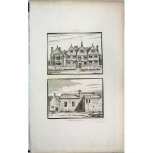  Lysons 1803 Buckland Rectory House Stanton Old Print