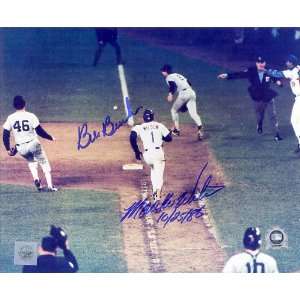  Bill Buckner and Mookie Wilson  1986 World Series  8x10 