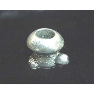  Mushroom Candle Holder for 1/2 Candles   Solid Pewter 