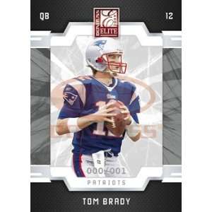  Tom Brady   New England Patriots   2009 Donruss Elite NFL 