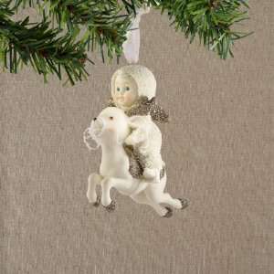  Snowbabies from Department 56 Reindeer Ride Ornament