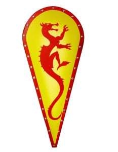 Red Dragon Kite Shield   sca/larp/wooden/viking/armor  
