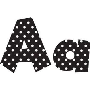  Black   4In Polka Dot Letters Toys & Games