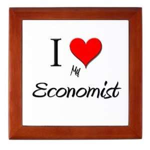  I Love My Economist Economist Keepsake Box by  