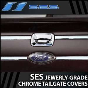  2008 2012 Ford F250/350 SES Chrome Tailgate Cover (w/back 