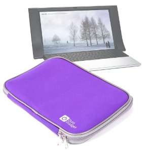  Purple Neoprene Laptop Pouch For ASUS NX90 Series Electronics