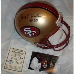  Jerry Rice Signed Helmet   Full Size