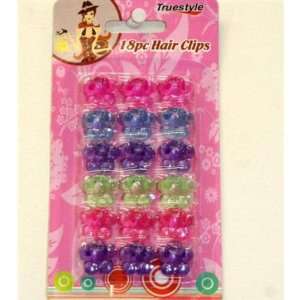  18PC ASSORTED COLORS HAIR CLIPS Case Pack 48 Beauty