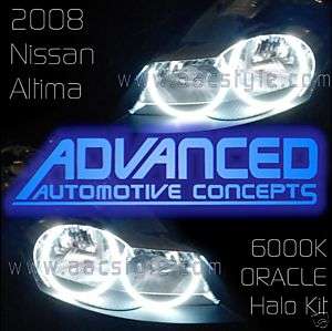 2008 Nissan Altima Headlight 6K HALOs Angel/ Demon Eyes  