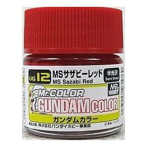   Gundam Color UG12 MS Sazabi Red Paint 10ml. Bottle Hobby Toys & Games