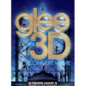  GLEE THE 3D CONCERT MOVIE movie poster flyer 13 x 19 