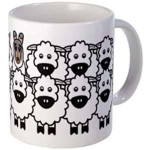 Collie in Sheep Pets Mug by  