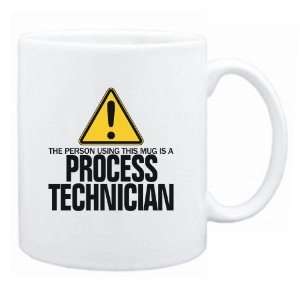 New  The Person Using This Mug Is A Process Technician  Mug 