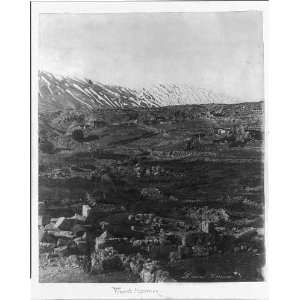  Mount Hermon,Syria,Mountain of the Chief,c1890