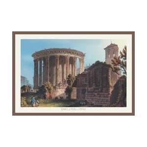  Temple of Vesta at Tivoli 20x30 poster