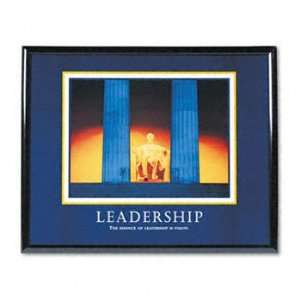   78035   Leadership Framed Motivational Print, 30 x 24 