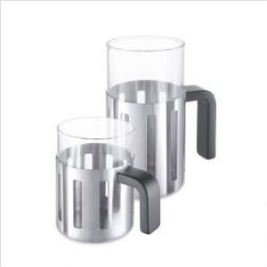  Zack 23083 VOLTA tea glass holder with glass Stainless 
